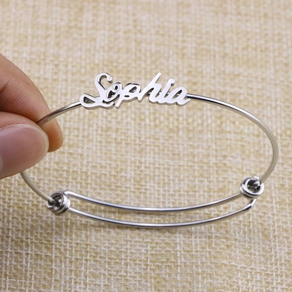 Jewelry - ✨SOPHIA SILVER  ADJUSTABLE NAME BRACELET  *NWT*✨